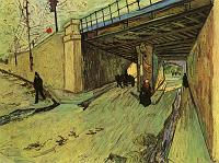Pont de chemin de fer sur l'avenue de Montmajour octobre 1888